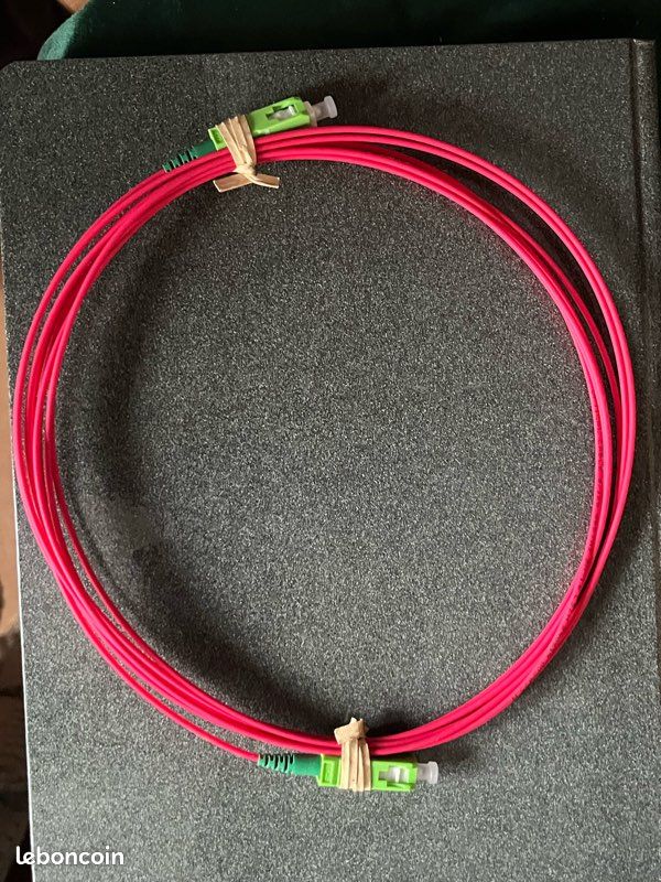 Câble Optique Toslink SunshineTronic 4 Couleurs Haut De Gamme, Connecteurs Aluminium Rouges, 6mm, Pour Home Cinéma