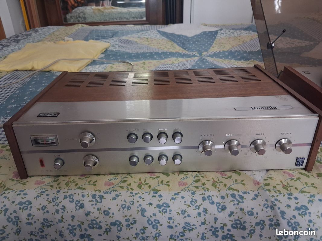 Ensemble Hi-Fi vintage Radiola & Dual + Enceintes (années 70) (image 2)
