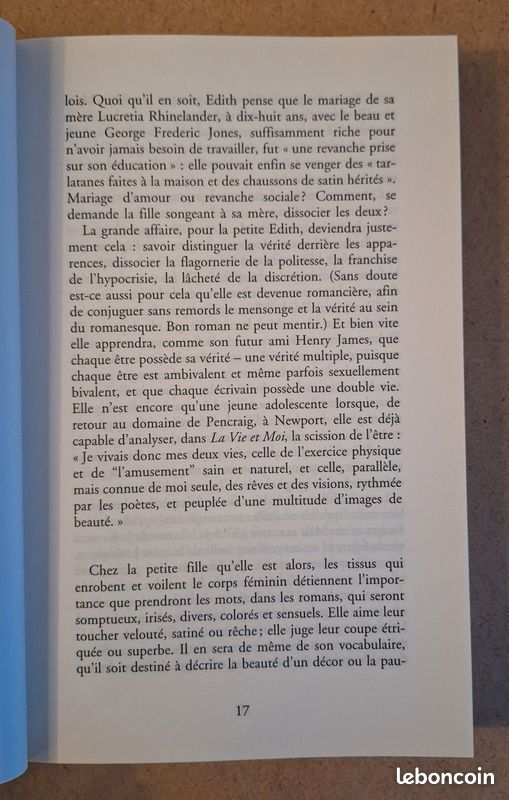 Edith Wharton - Lectures d'une vie - Diane de Margerie - TBE (image 4)