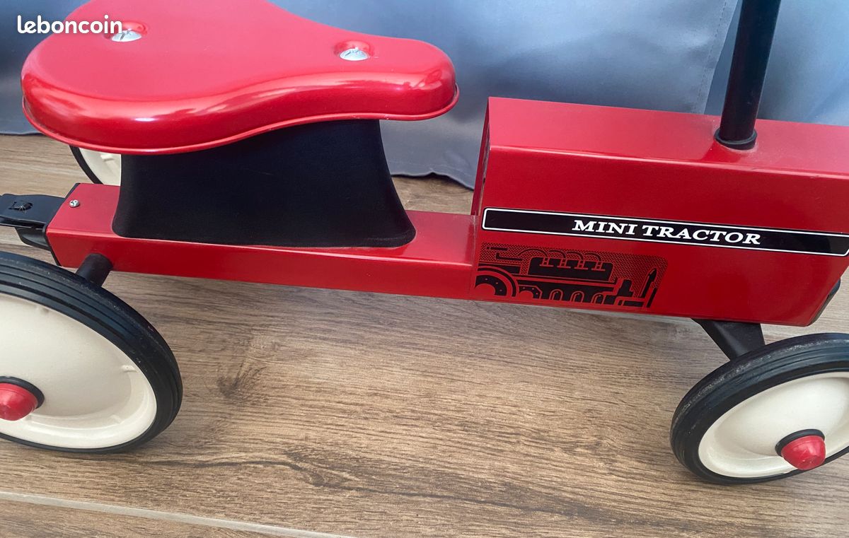 Tracteur Porteur Avec Remorque Pour Enfant - Gollnest & Kiesel - 122cm - Métal Et Plastique - Jouet Évolutif