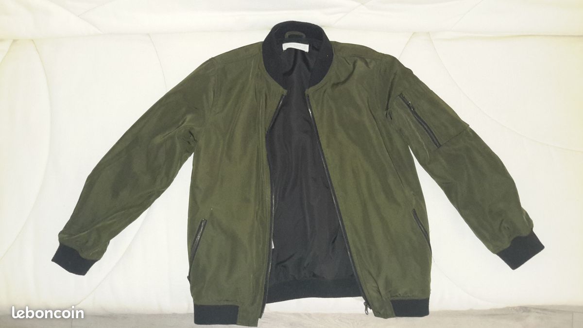 Blouson Mango vert kaki (image 1)