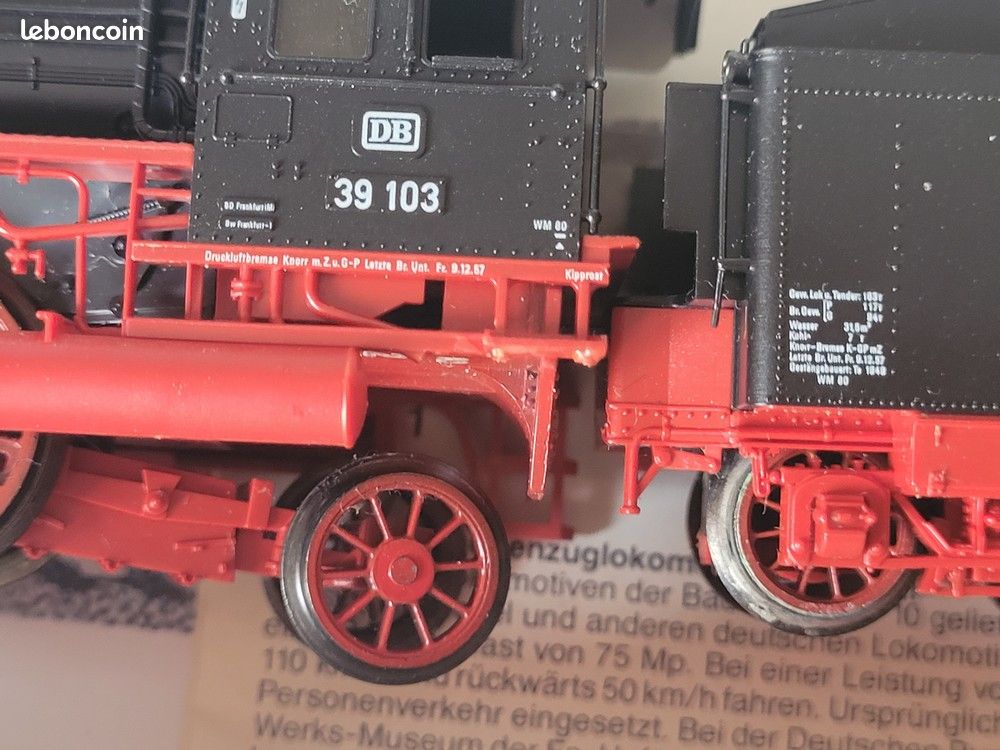 Fleischmann HO Rame Train Locomotive 4235 3 Voitures 5160K