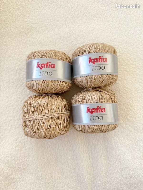 Pelotes De Laine Katia Lido - Couleur Noire N°79 - Neuf Pour Tricot/crochet (aiguille 5)