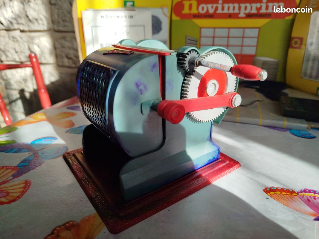 NOVIMPRIM Rotative D’imprimerie - Jeu Jouet Ancien Vintage Des Années 70, France