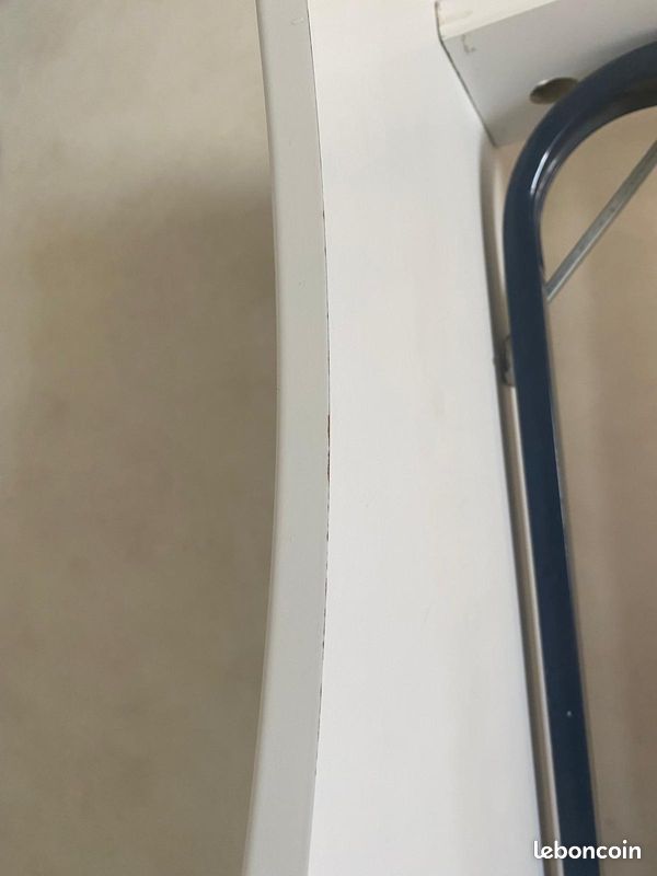 Lit 1 personne blanc (image 6)