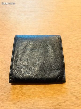 Porte-monnaie Cuir Noir S.T. Dupont - Modèle Occasion, Pour Homme