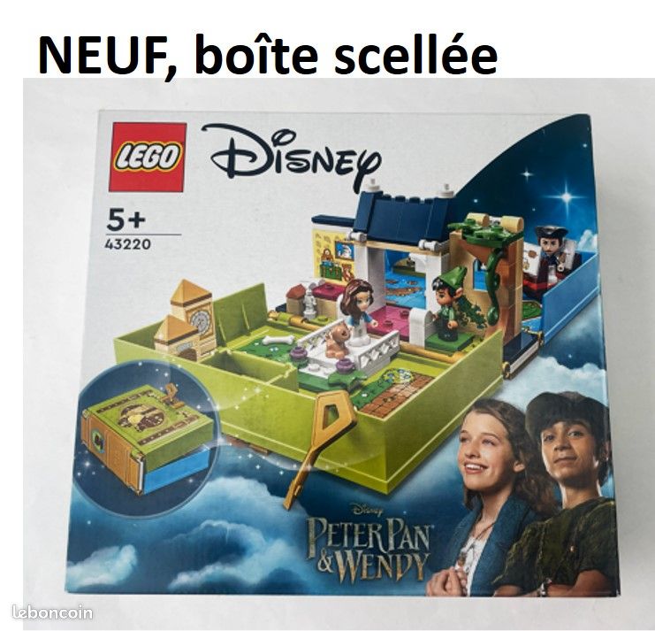 Spécial Cadeau à offrir : scellé LEGO Disney 43220 Les Aventures de Peter Pan, Wendy Livre de Contes, dès 5 ans (image 1)