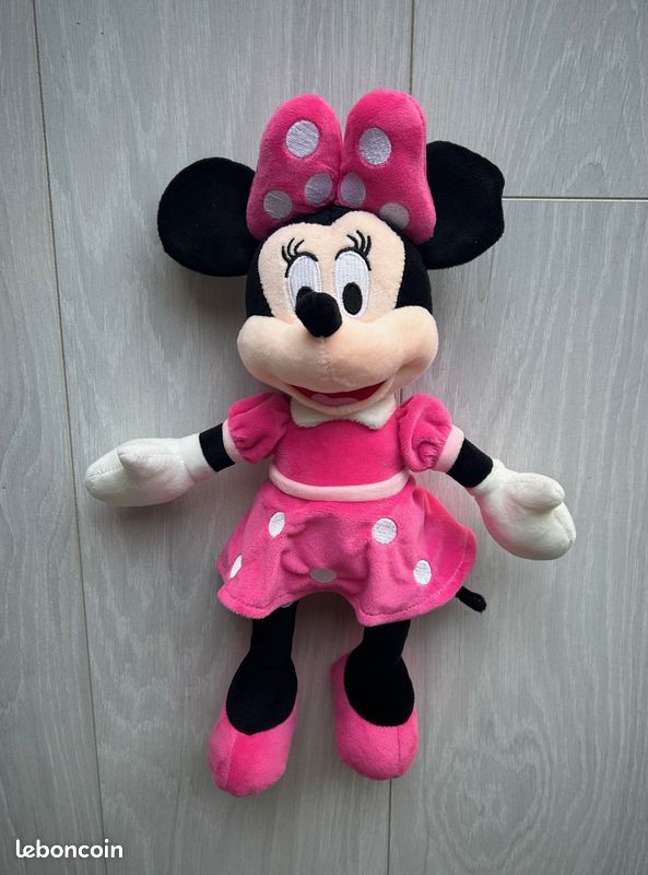 peluche-minnie-mouse-rose-35-cm-neuve-jeux-jouets