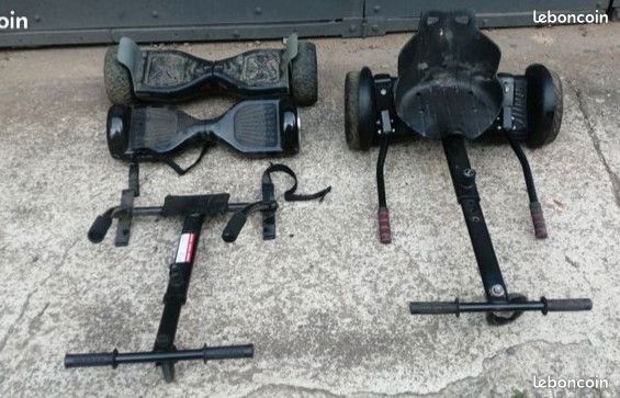 Petit Hoverboard avec batterie HS et sans chargeur et 2 hoverkart je n'ai plus les 2 gros Envoi possible pour bricoleur 15 euros le tout (image 3)