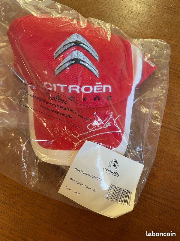 Casquette Citroën racing collection Sébastien Loeb neuve. Taille adulte (image 1)