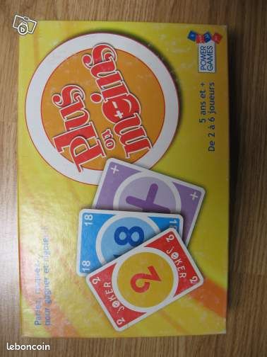 N°312 - Jeu Plus ou Moins (image 1)