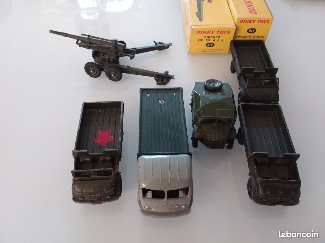 Dinky Toys 819 - Obusier De 155 A.B.S. - Meccano - Vintage France - Boîte D'origine