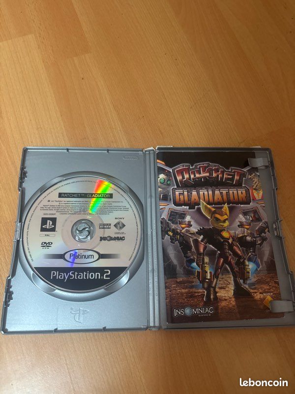 RATCHET GLADIATOR SONY PLAYSTATION 2 (PS2 PLATINUM) PAL-FR