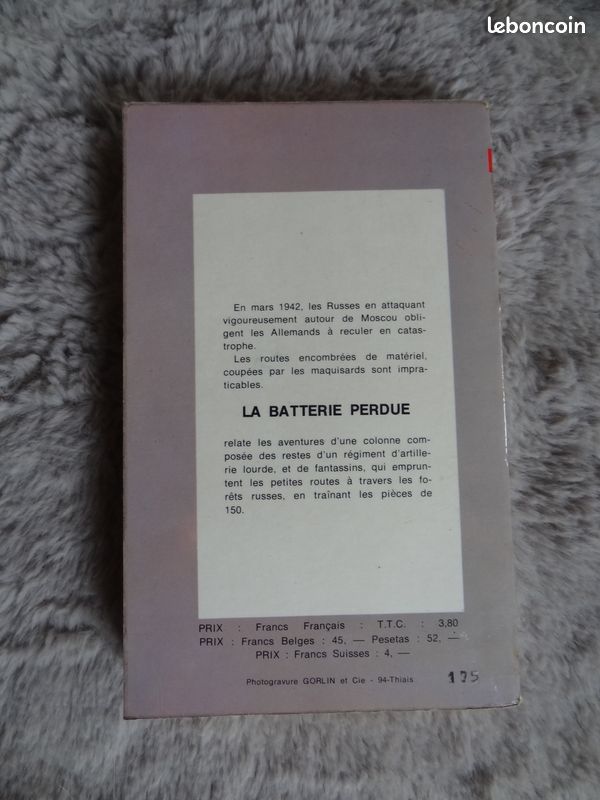 Livre de Karl STERBERG - La batterie Perdue (image 2)
