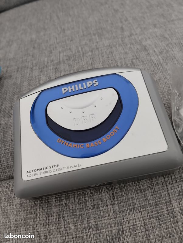 Walkman Philips AQ 6548 Auto Reverse - Radio Cassette Vintage - Fonctionne