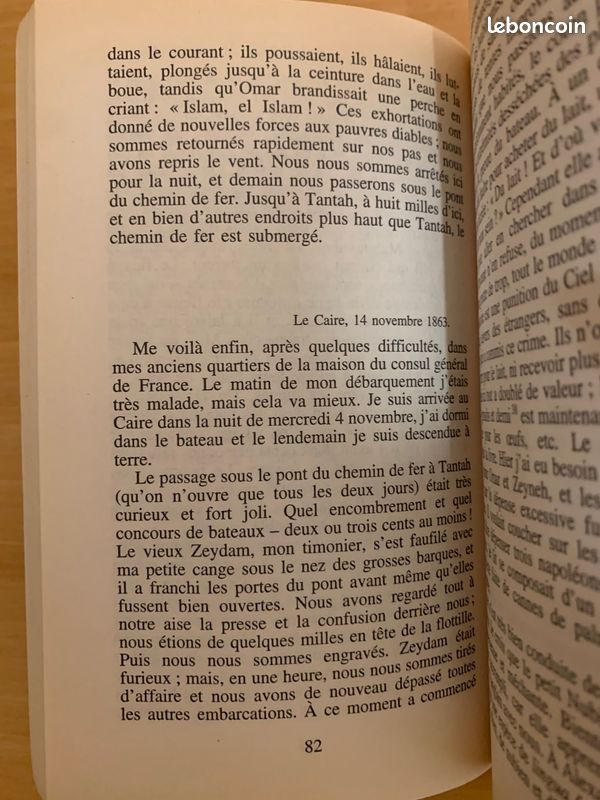 Livre ''Lettres d'Egypte 1862-1869'', L.L.Duff-Gordon 2002 (image 6)