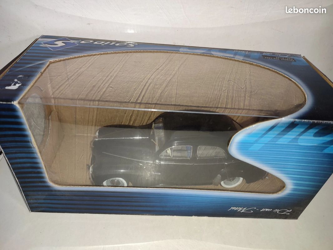 Solido 8145 -1/18- voiture peugeot 203 1954 grise - avec boite - - Collection