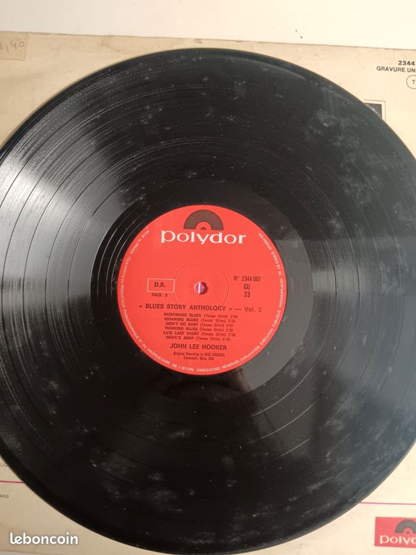 John lee Hooker blues story vinyl 33t (image 3)