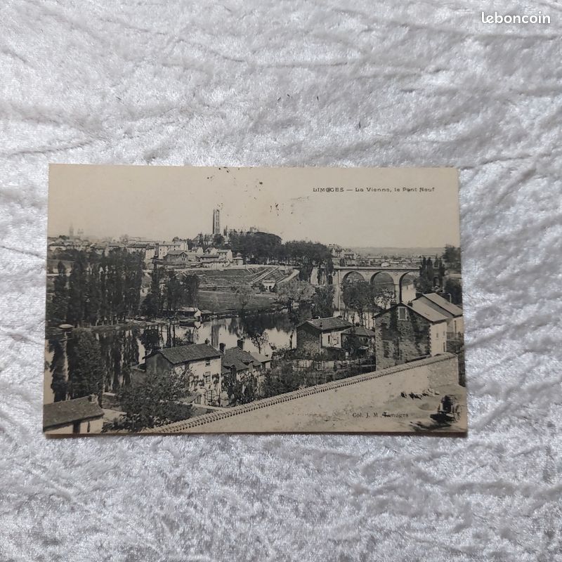 cpa 87 limoges la sorties des usines avenue poitiers ouvriers