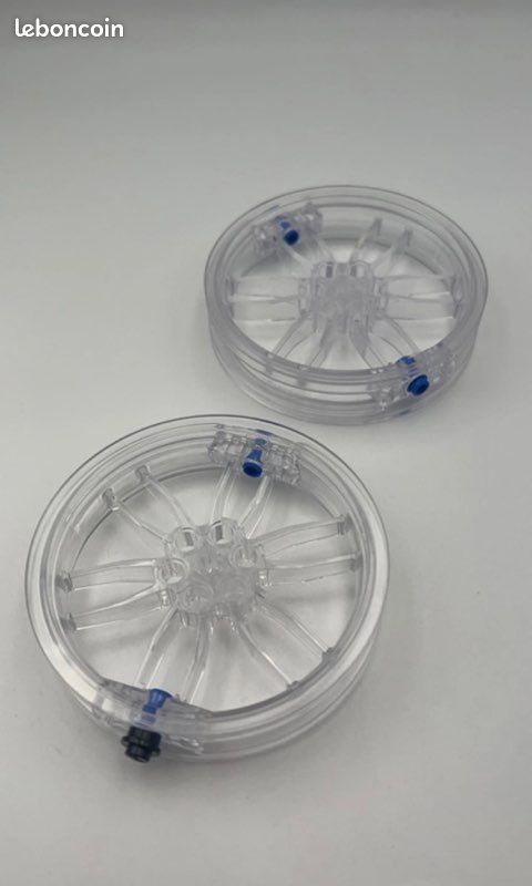 Grandes roues lego transparentes (image 1)