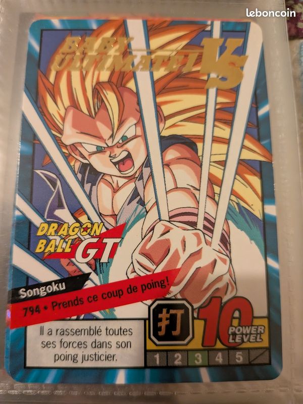 Dragon Ball GT Songoku n°794 Le Grand Combat Carddass1998 (image 1)