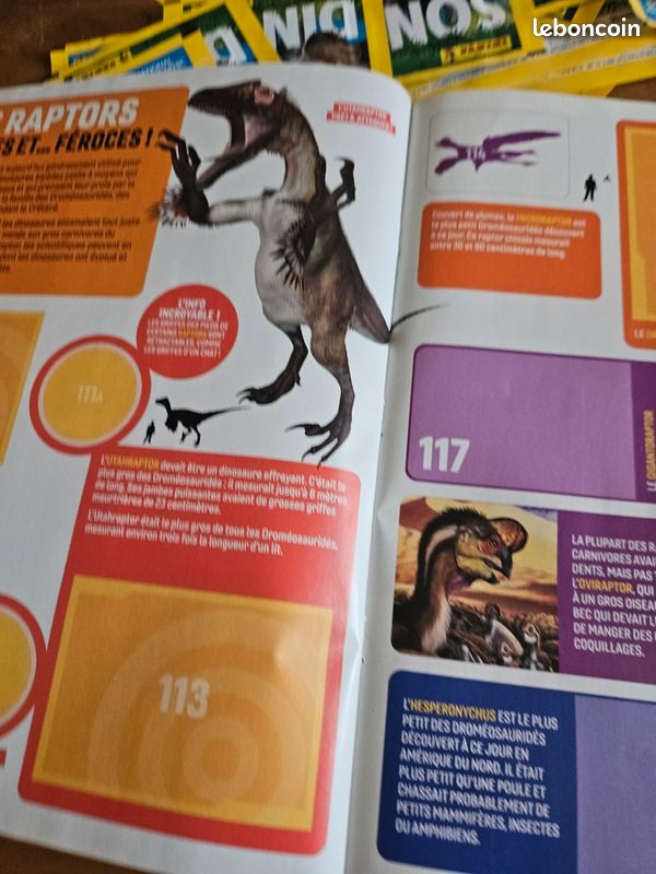 Panini National Geographic Dino Pack Pack Loisirs Panini Jurassic World The Ultimate Sticker Album - Boite De 36 Pochettes U00e0 Panini Pack Loisirs 50 Pochettes Album Panini Dinosaures