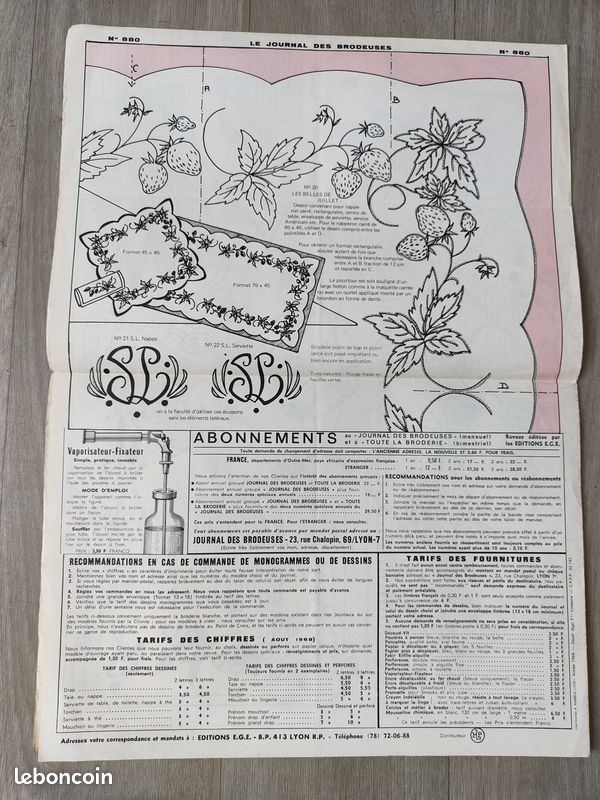 Le journal des brodeuses / aout 1968 (image 5)