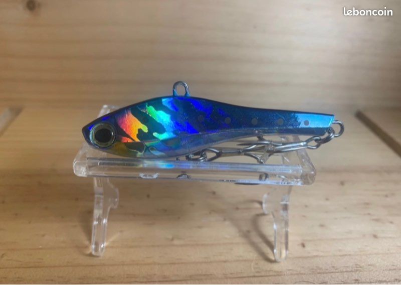 Leurre Vibrant Métallique Jackson Teppan 5g 40mm Couleur MBP – Coulant Pour Bar