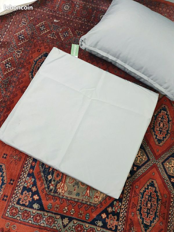 Coussins gris assise et dossier NEUF (image 1)
