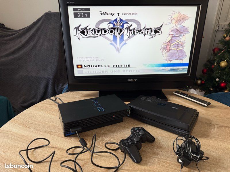 lot console sony playstation 2 + psone (non testée) – 2 jeux ps1 ps2 voir - Consoles