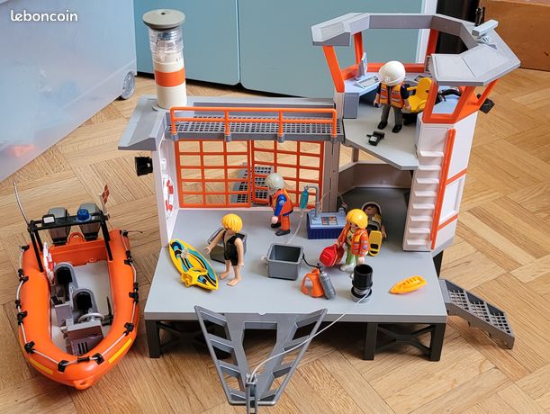 Playmobil 5539 - Poste De Sauvetage D'Occasion - Pour Collection Ou Jeu