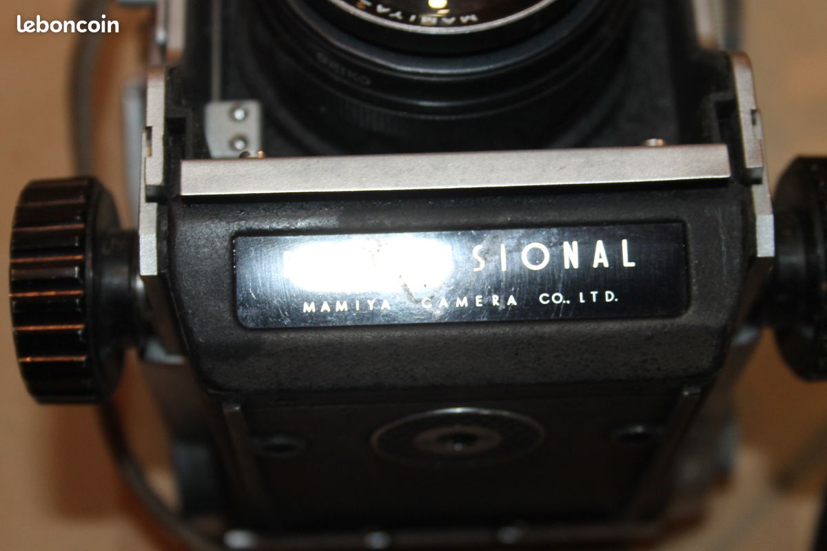 Rare appareil photo Mamiya C3 double objectifs mamiya bekor 80 mm 1:2.8 etui bon état et fonctionne années 60-70 (image 5)