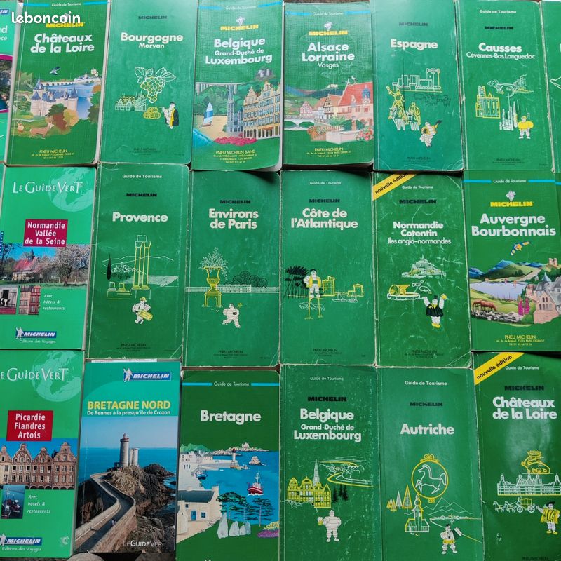 Lot 27 guides Michelin verts anciens France et étranger (image 3)