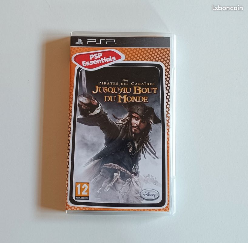 Jeu Pirates Des Caraïbes Jusqu'au Bout Du Monde - PSP Version FR Complète, Bon état