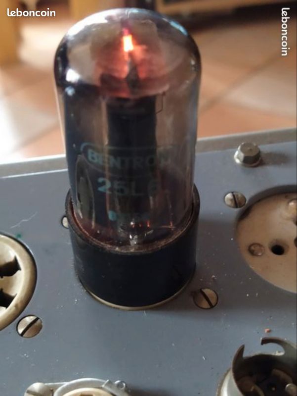 Tube Puissance 25L6GT Bentron Germany - Testé 100% (Code D3158) audio (image 7)