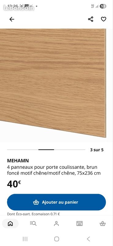Panneaux Mehamn pour dressing Pax Ikea (image 7)