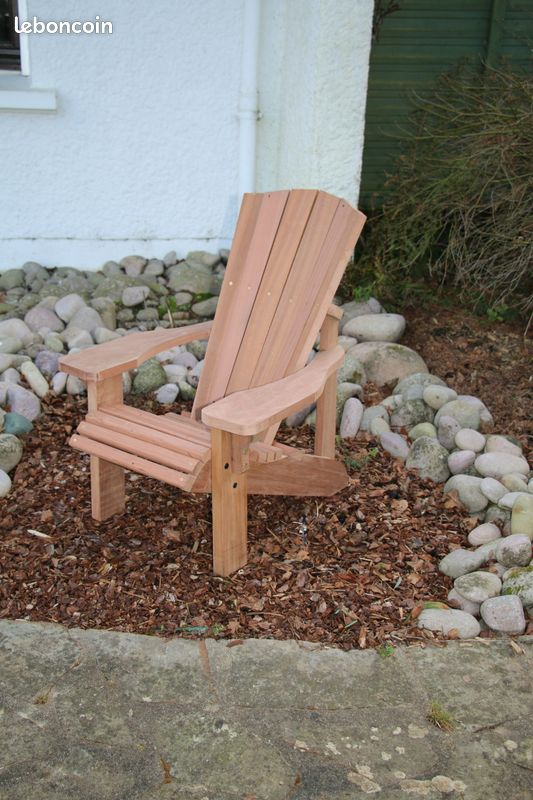 FAUTEUIL CANADIEN TERRASSE dit ADIRONDACK pour ENFANT (image 3)