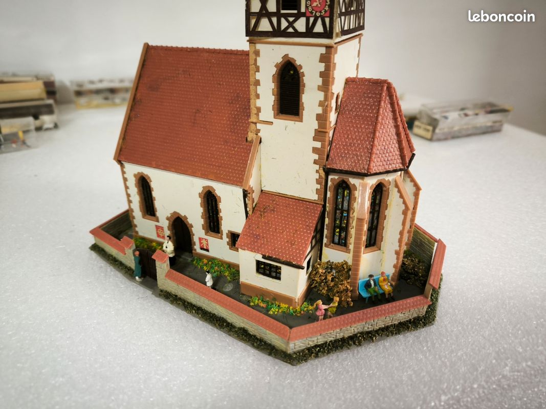 KIBRI 39492 1/87 MAQUETTE HO GARE DE VILLAGE REICHELSHEIM H0 Componenti e access