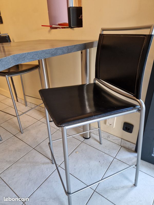 Table haute et 5 chaises (image 3)