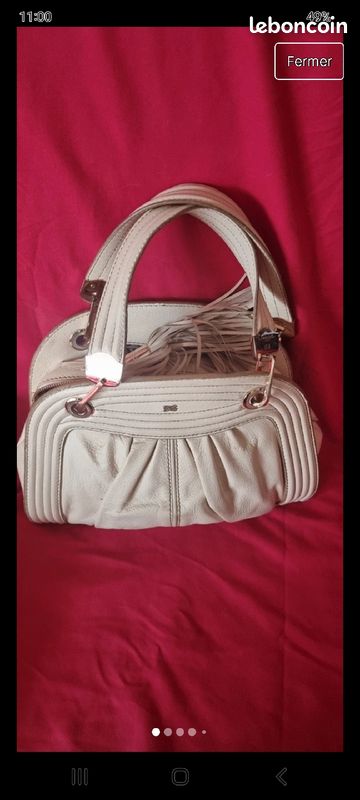 Sac lancel en cuir souple Tonelle très chic et glamour, voir mes autres ventes 🌹 (image 1)