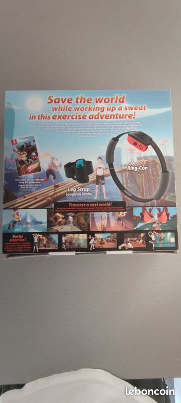 Jeu switch Ring fit Adventure Jeux vidéo