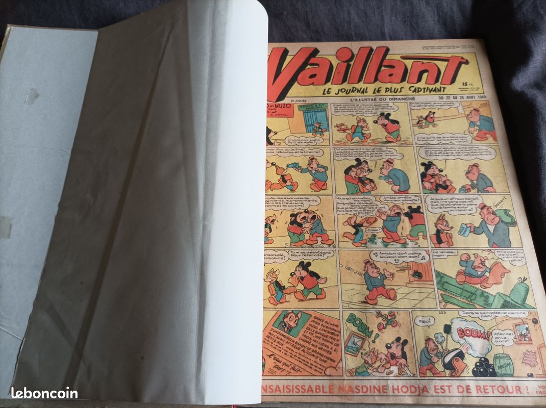 VAILLANT 8 223 à 246 PIF Arthur fantôme pension Radicelle pionniers de l'espérance recueil reliure album (image 4)