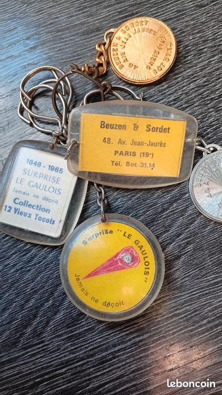 Lot de Porte clés " Le Gaulois " - Collection Vintage (image 7)