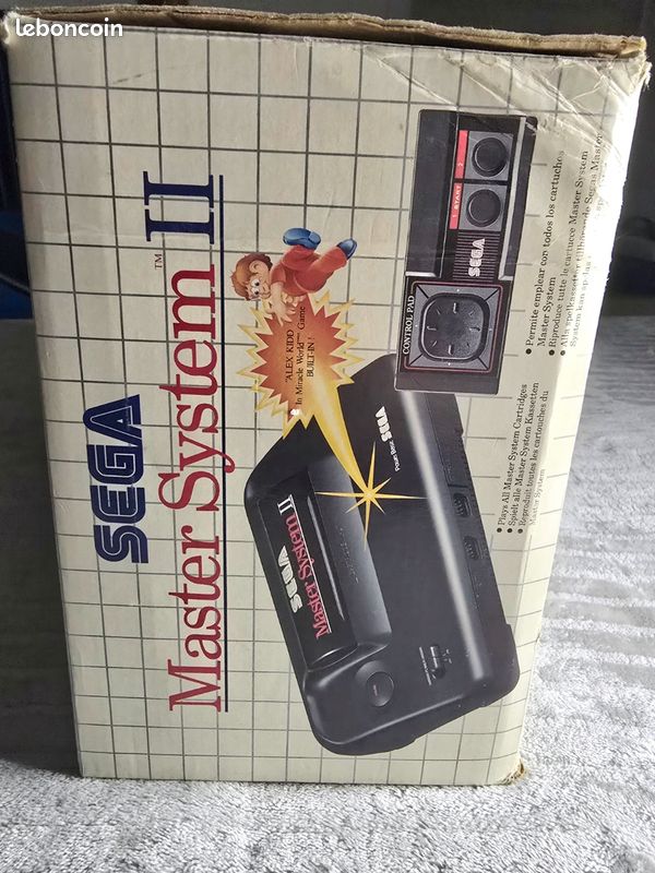 Pack Console SEGA Master System 1 en BOÎTE + 11 Jeux (Sonic, Rastan...)+ le jeu Alex kidd intégré - Jeux vidéo