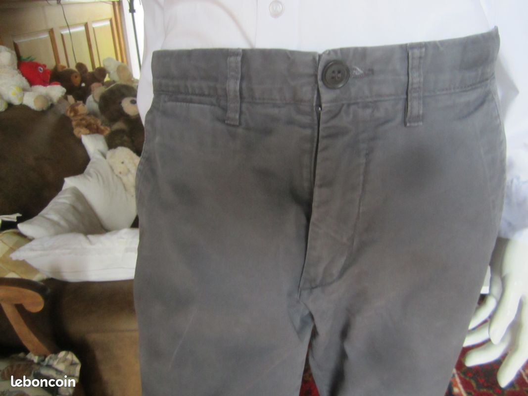 Pantalon homme Celio gris taille 42 (image 3)