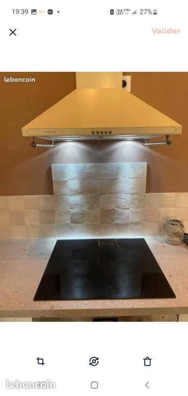 Hotte Klarstein 60 cm inox neuve jamais utilisée, sous garantie - valeur 210 euros (image 4)