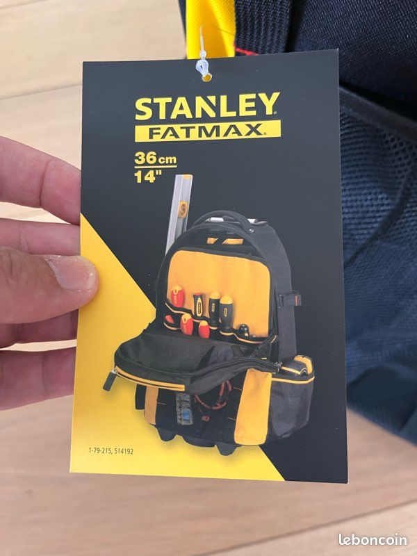 Sac à Dos Stanley Fatmax 1-79-215 – Avec Roulettes Et Poignée – Pour Outils