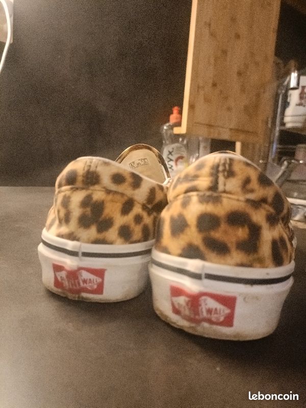 Léopard Des Vans Pour Fille Basket Vans Slip On Léopard