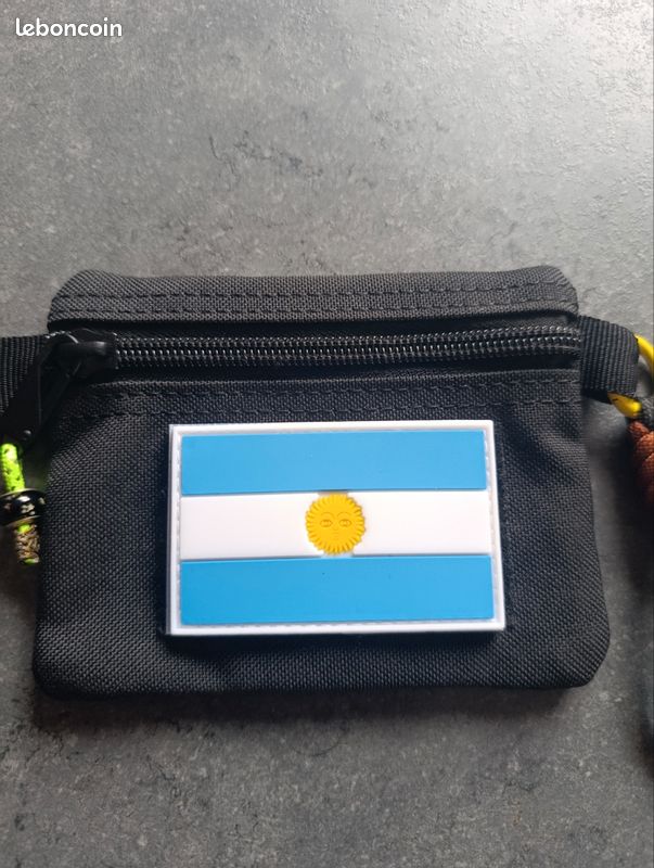 Patch Silicone Argentine Football – Écusson 80 X 65 Mm – Badge Supporters