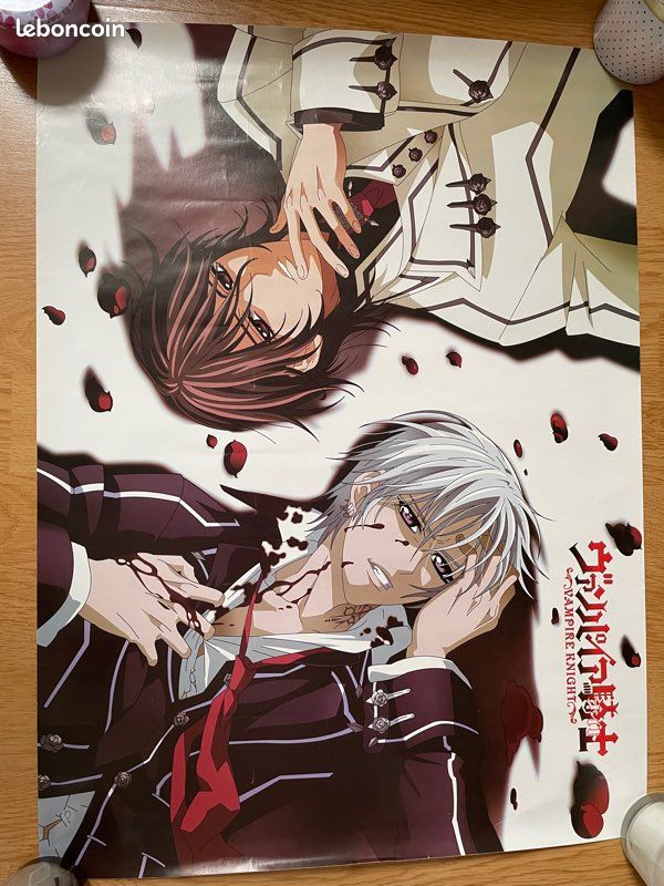 Lot mangas Vampire Knight + Fanbook + goodies (image 6)